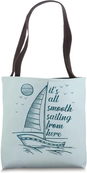 Sailor Maritime My Little Sailing Of Sea Sailboat Seaman Tote Bag