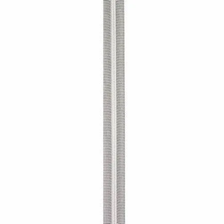 Sallie Tomato Zipper - 3 Yds with 9 Pulls - Black/White Stripe Nickel Coil