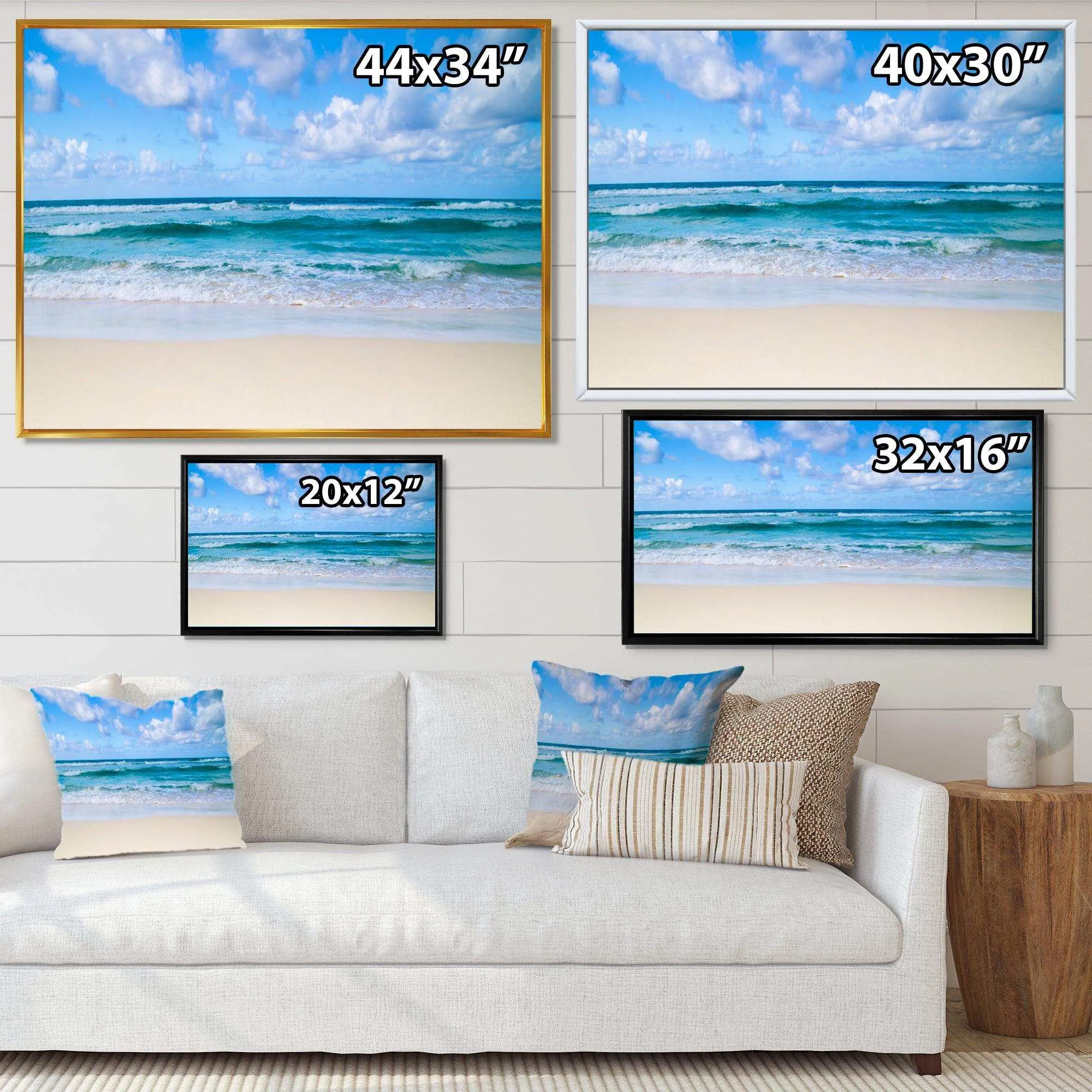 Serene Blue Tropical Beach