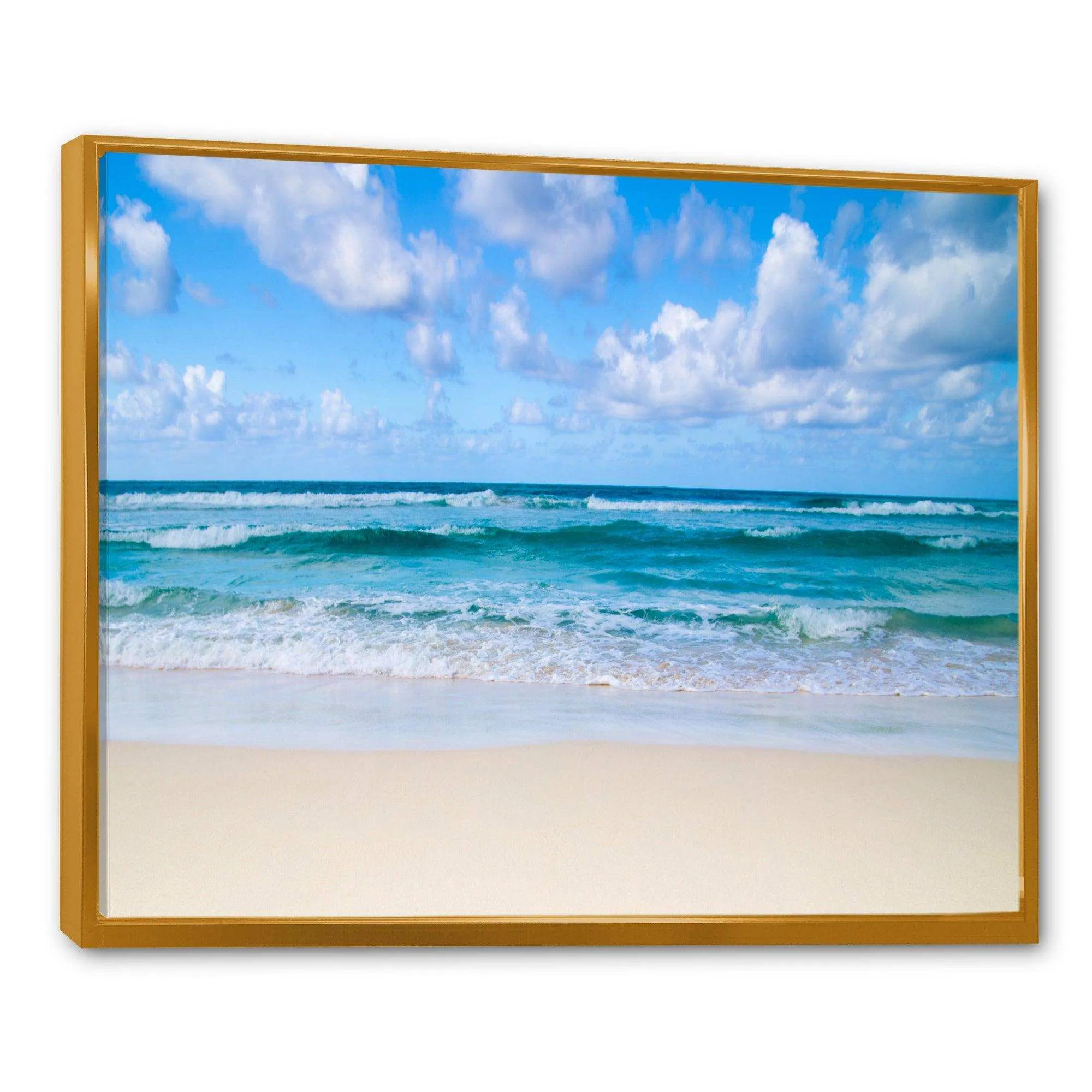 Serene Blue Tropical Beach