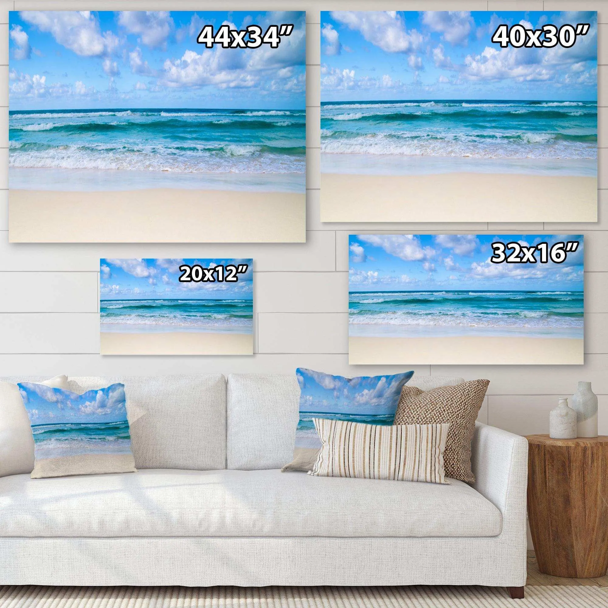 Serene Blue Tropical Beach