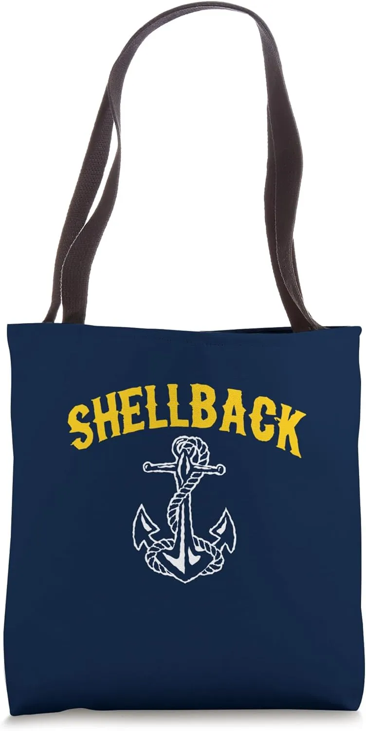 Shellback Equator Crossing Anchor Design Tote Bag
