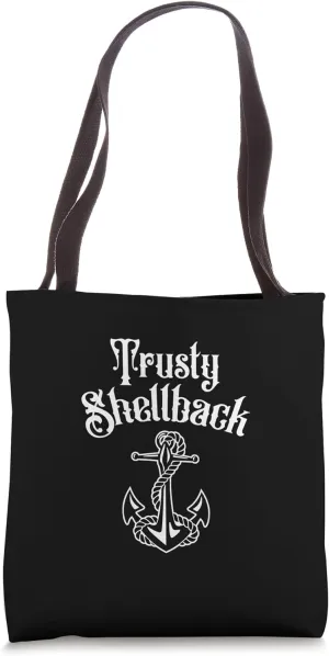 Shellback Equator Crossing Anchor Design Tote Bag