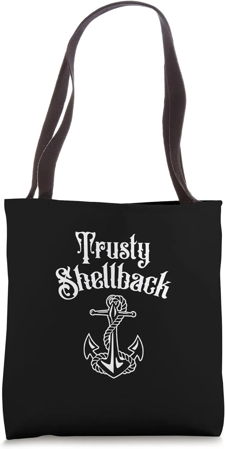 Shellback Equator Crossing Anchor Design Tote Bag