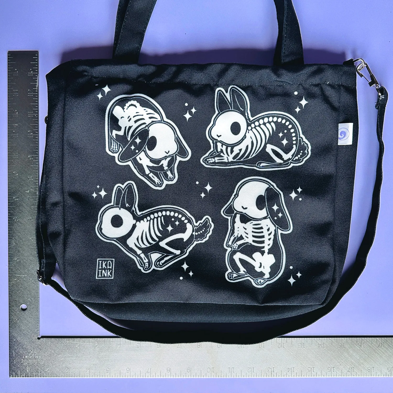 Skelebuns Crossbody Bag with Zipper and Pockets - Seconds