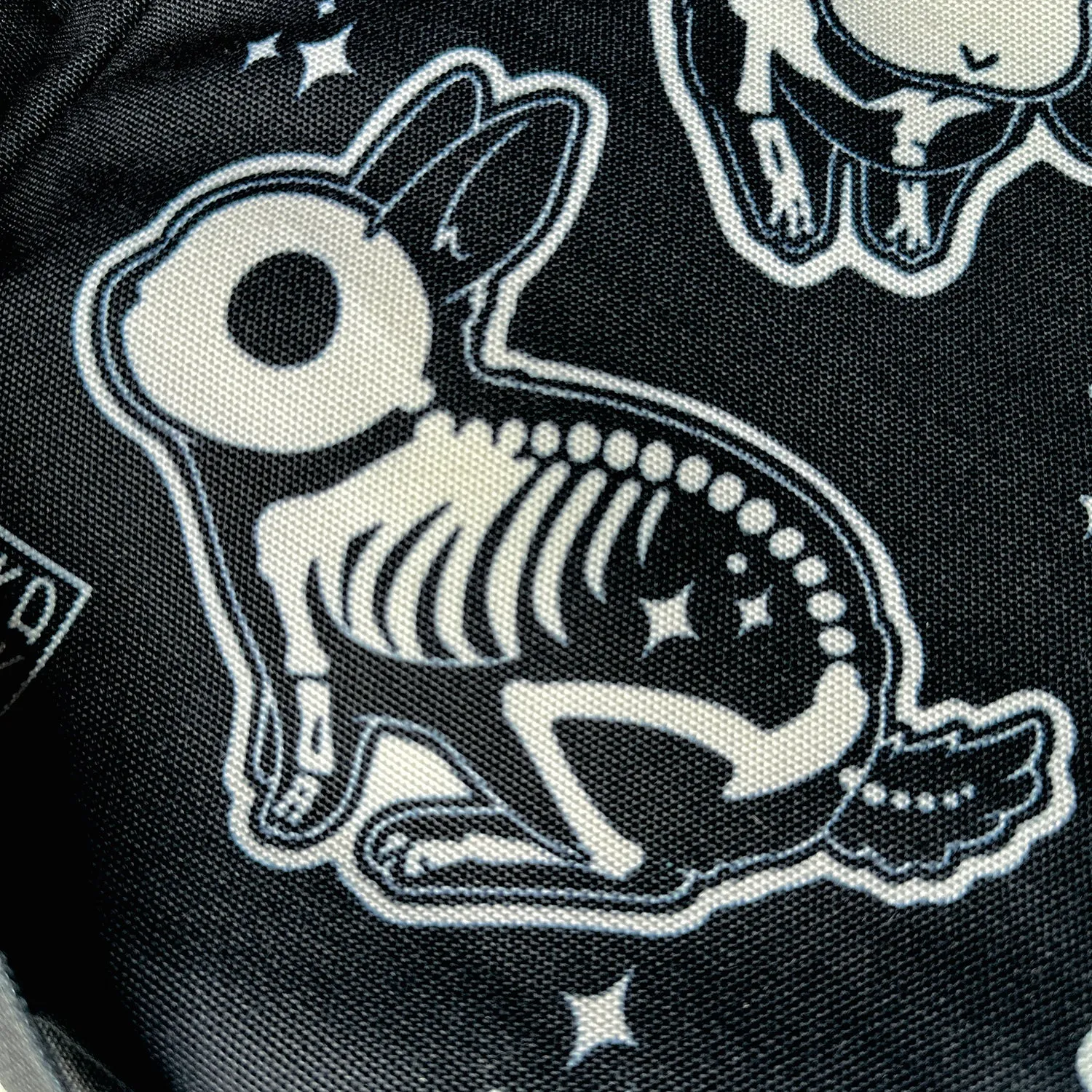 Skelebuns Crossbody Bag with Zipper and Pockets