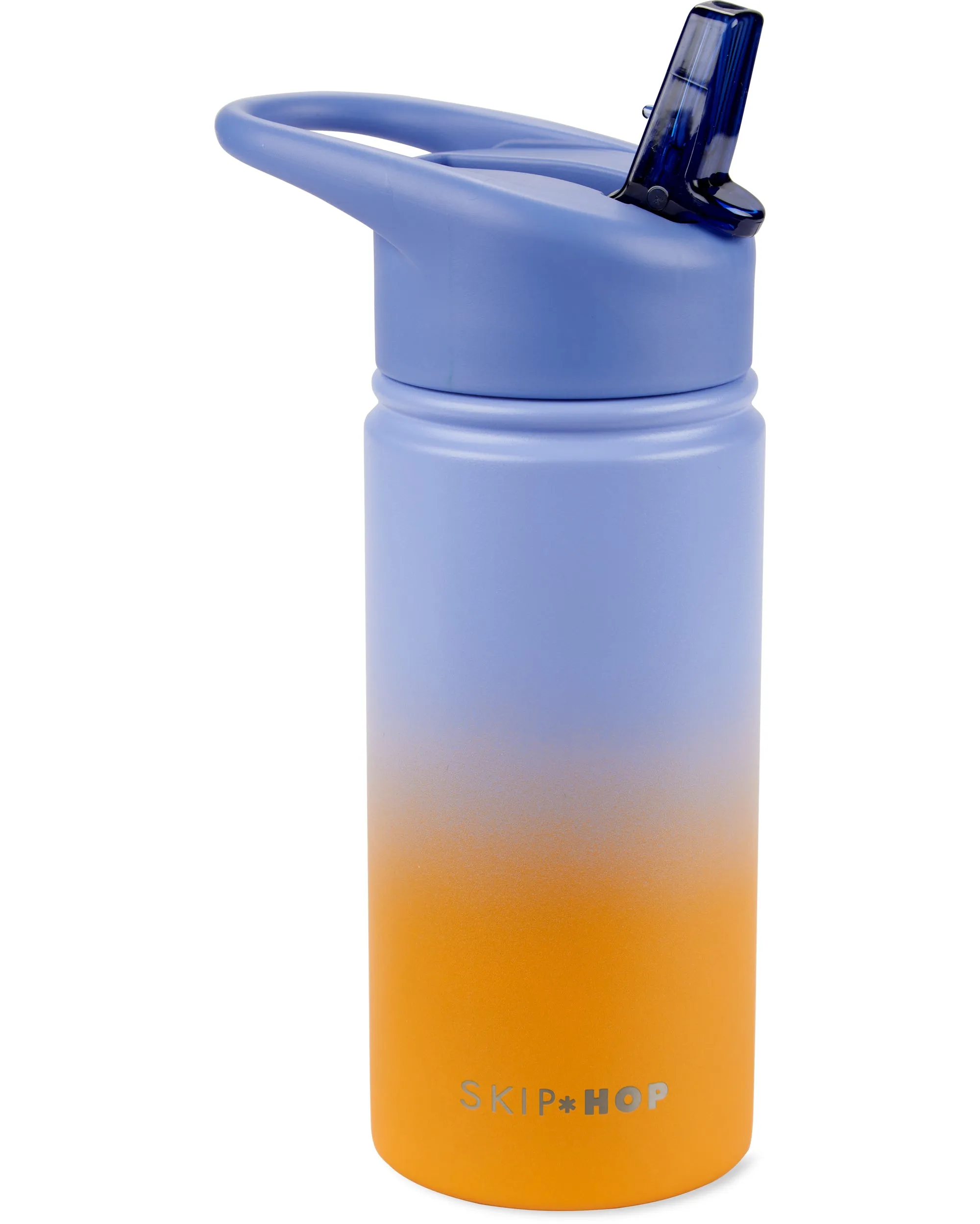 Skip Hop Wander Stainless Steel Water Bottle - Ombre Blue