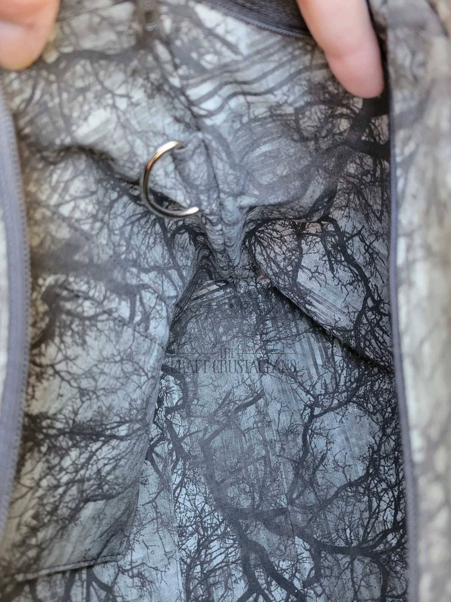 Skulls with Flowers and Spiderwebs Messenger Bag