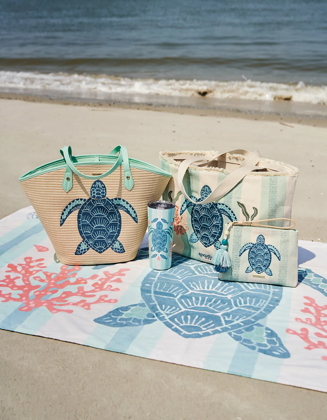 Spartina - Sea Turtle Beach Towel