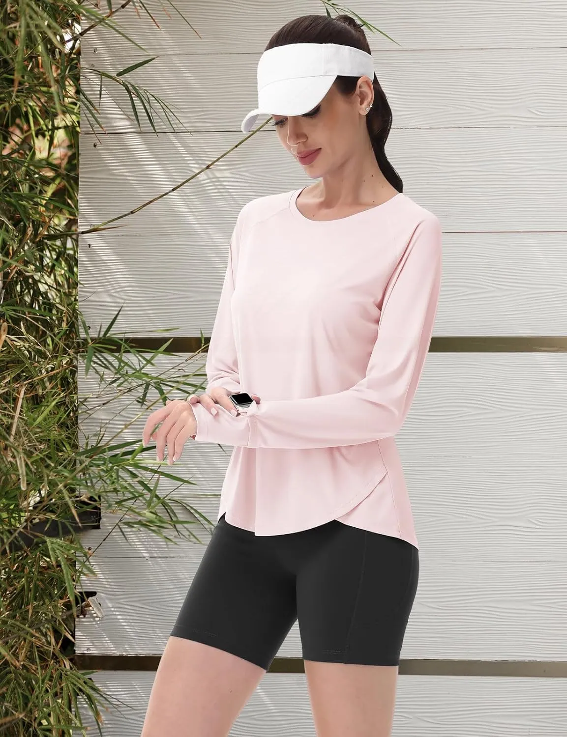 SPEXIAL Women's Sun Shirts UPF 50  UV Protection SPF Long Sleeve Hiking Fishing Running Quick Dry Lightweight Outdoor