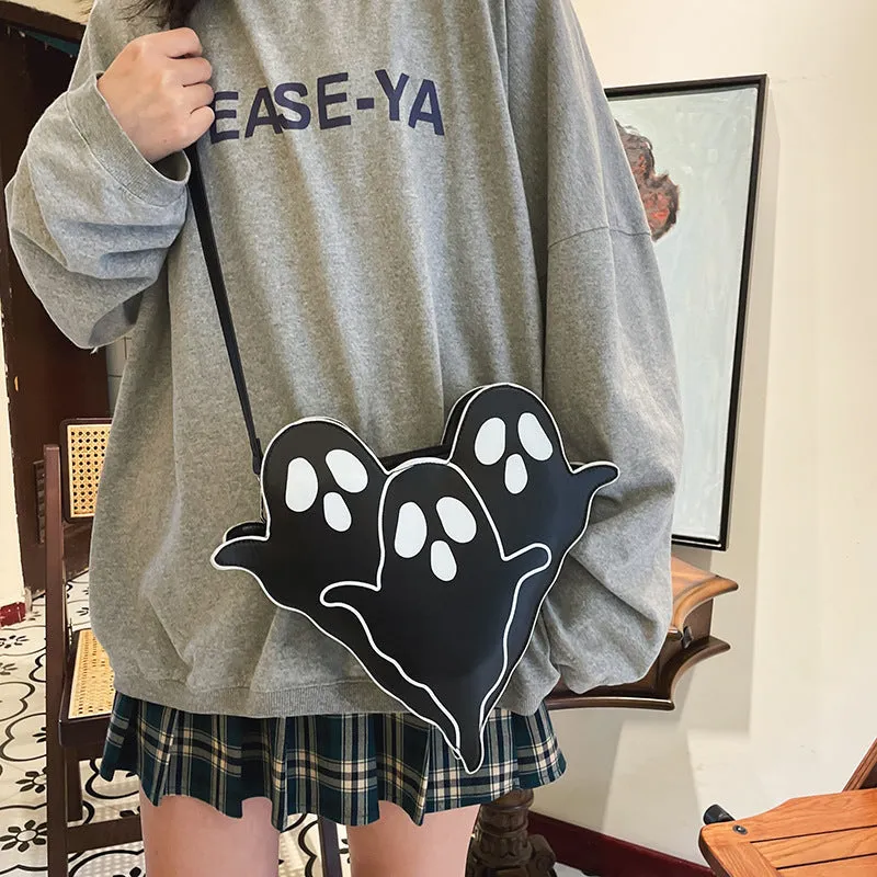 Spooky Halloween Ghost Shoulder Bag