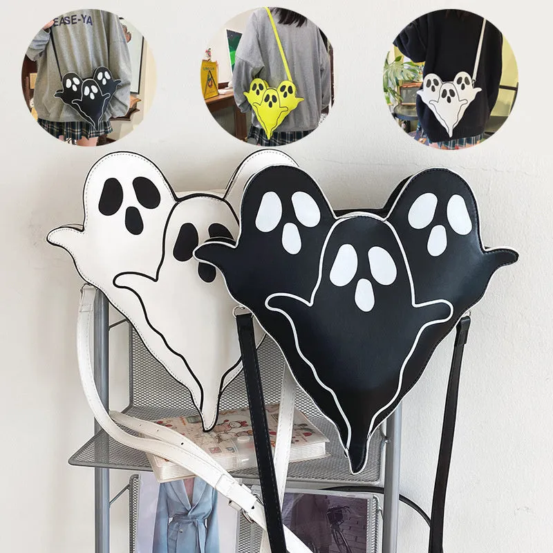 Spooky Halloween Ghost Shoulder Bag