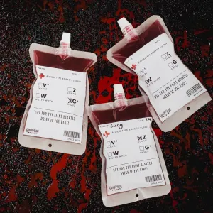 Spooky Sips Blood Bag Halloween Drinks Pouches