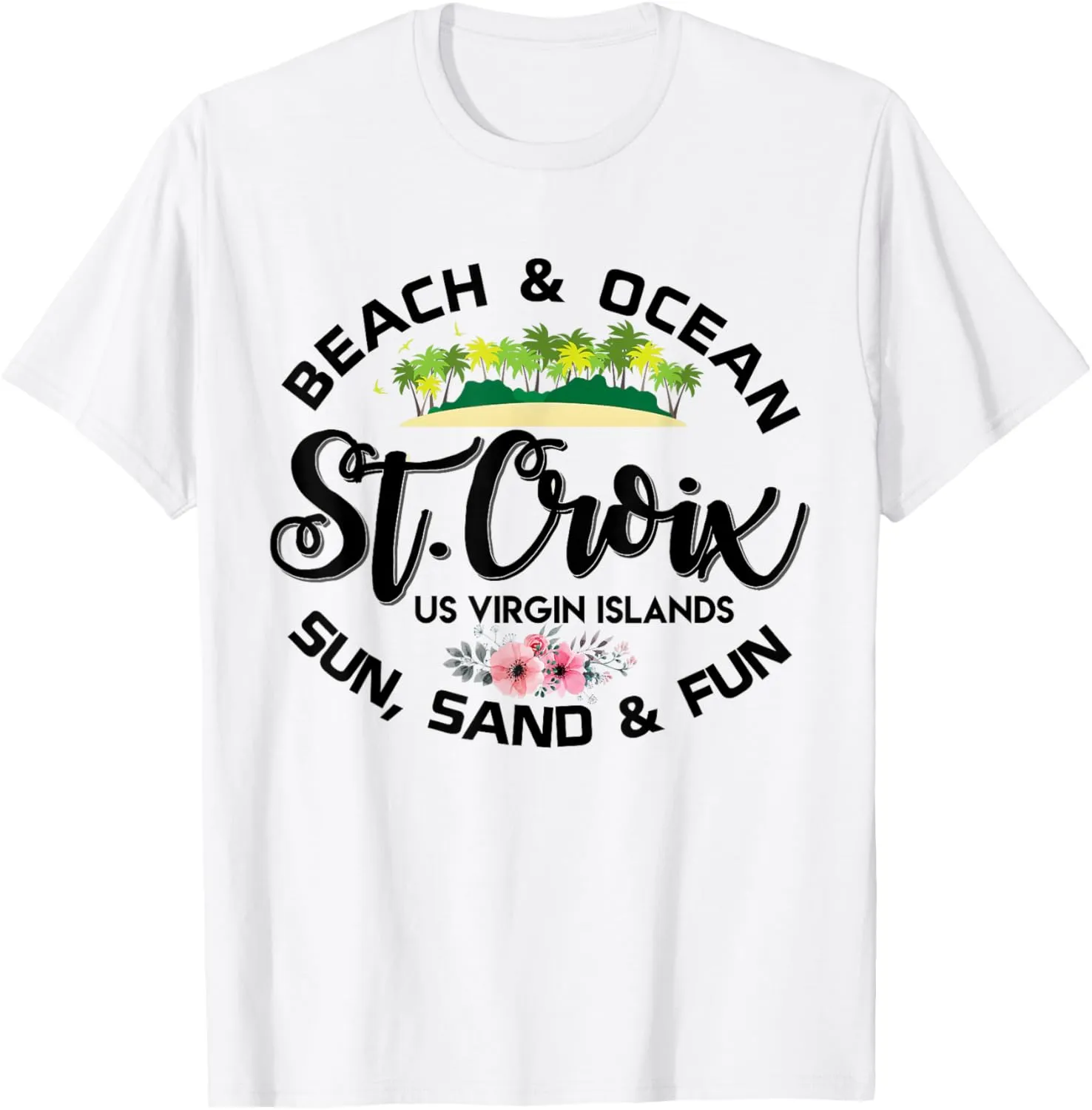 St Croix US Virgin Islands Shirt USVI Caribbean Vacation T-Shirt