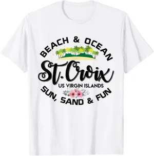 St Croix US Virgin Islands Shirt USVI Caribbean Vacation T-Shirt