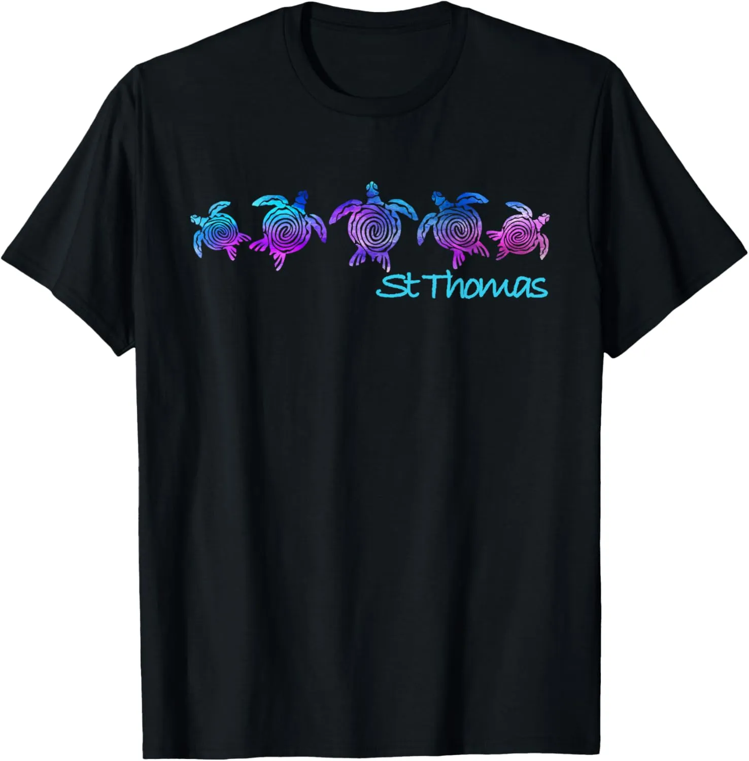 St. Thomas Beach Design / Tribal Turtle Gift T-Shirt