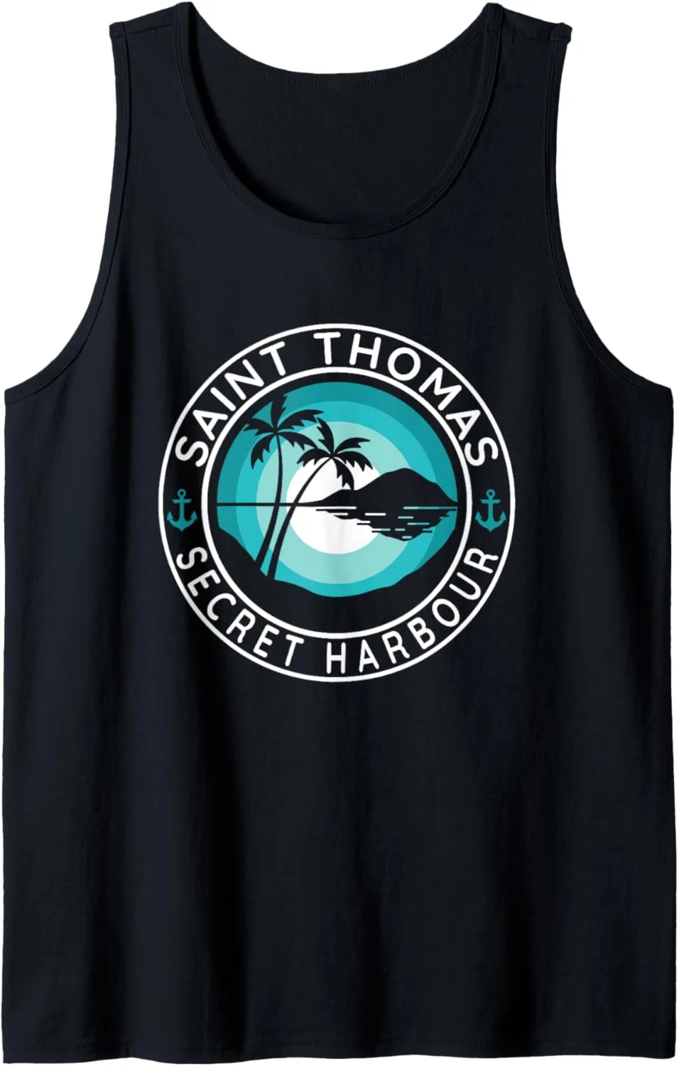 St. Thomas - Secret Harbour Beach - Retro Saint Thomas Tank Top