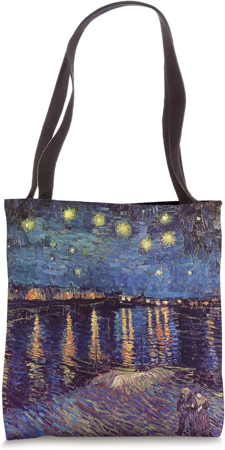 Starry Night Over the Rhone by Vincent van Gogh, Fine Art Tote Bag