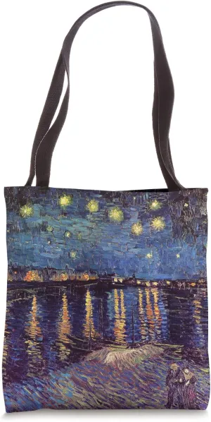Starry Night Over the Rhone by Vincent van Gogh, Fine Art Tote Bag