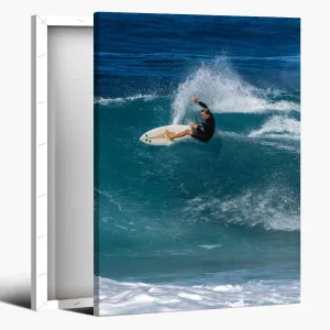 Surf Posters Surfing Contest Competition Retro Poster Summer Beach Canvas Wall Art Room Aesthetic Decor Coastal Beach Room Decor for Bedroom Dorm Apartment 8x12inch Framed
