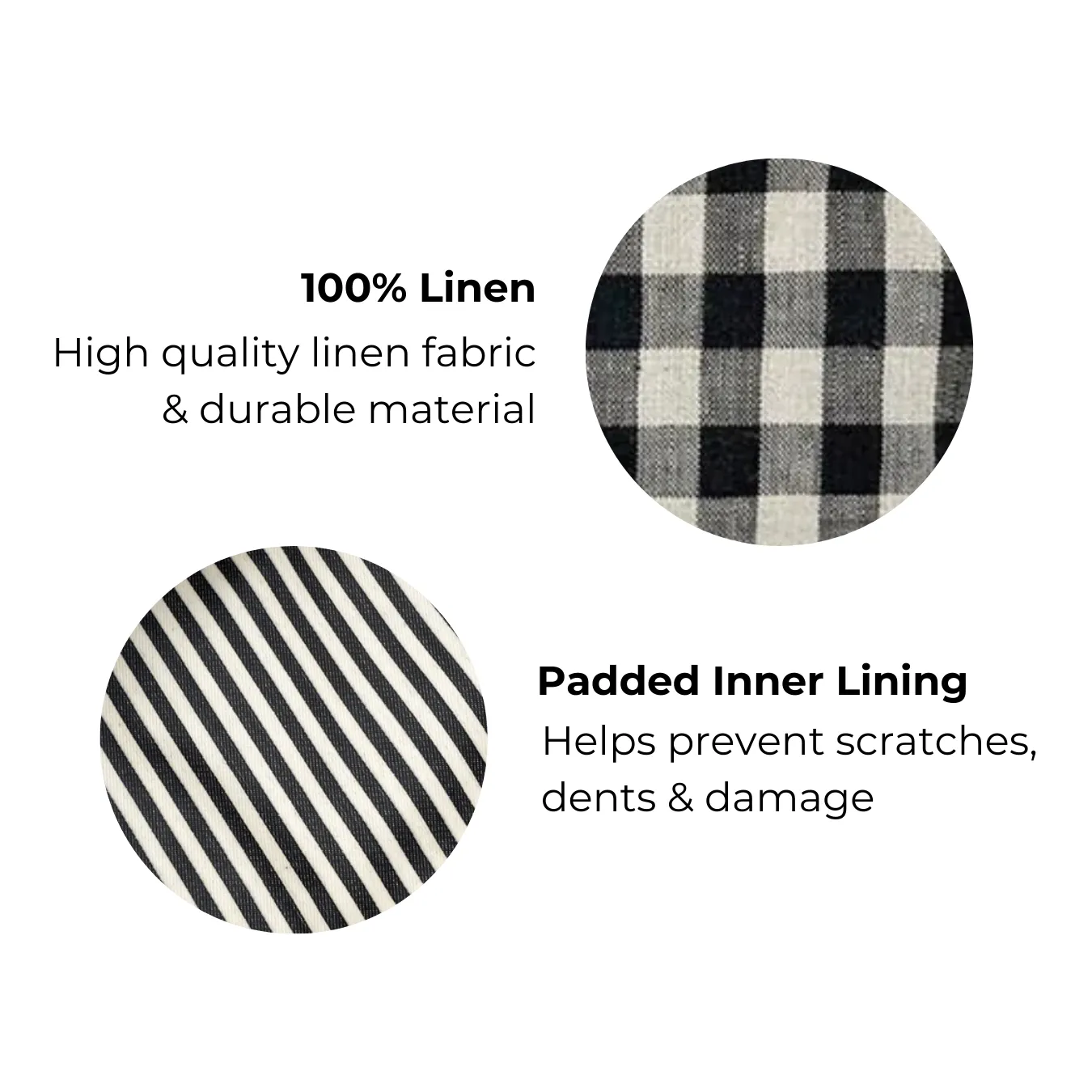 Tablet Case 11", Charger Pocket – Gingham