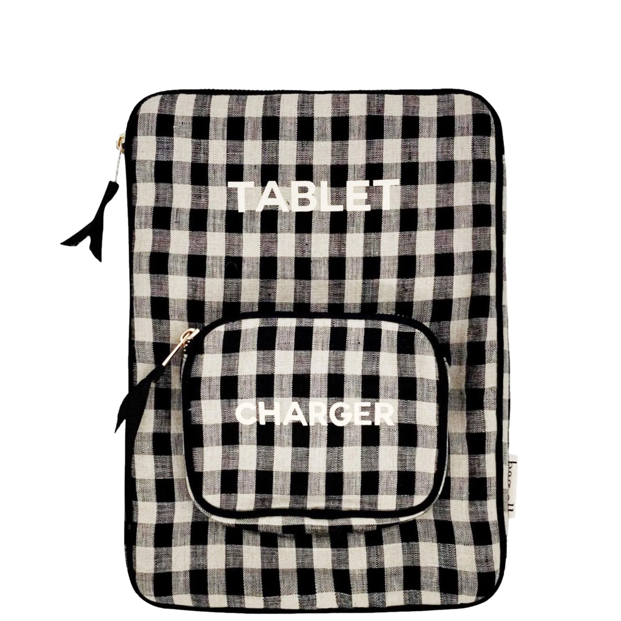 Tablet Case 11", Charger Pocket – Gingham