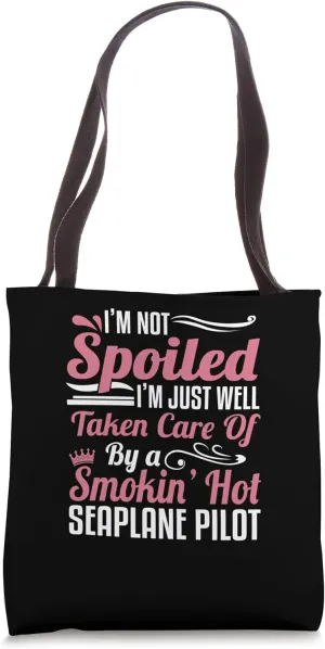 Taken By A Seaplane Pilot Wife Engagement Wedding Tote Bag
