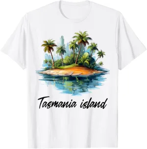 Tasmania Island Travel, Australia Tourist Summer Vacation T-Shirt