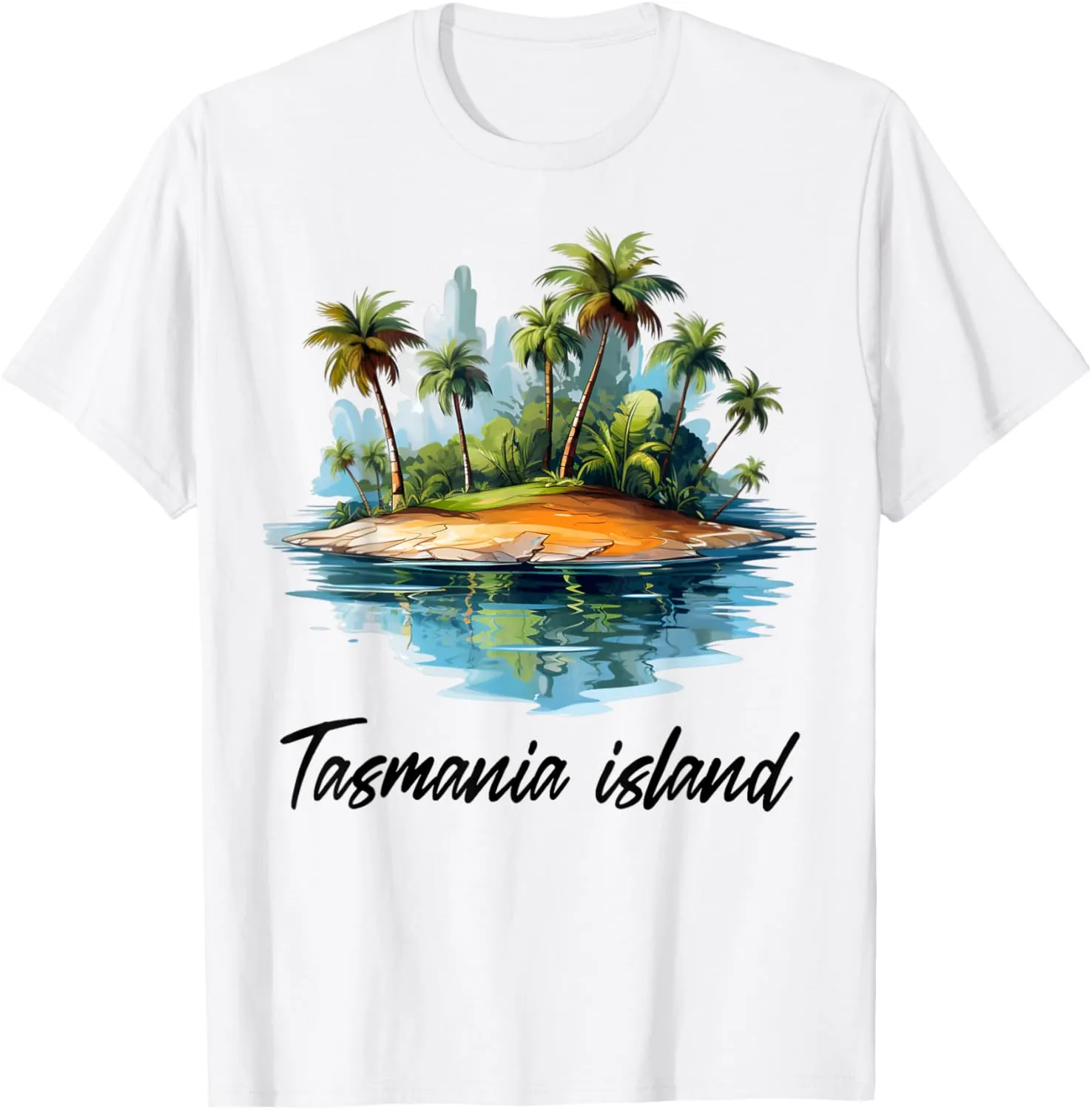 Tasmania Island Travel, Australia Tourist Summer Vacation T-Shirt