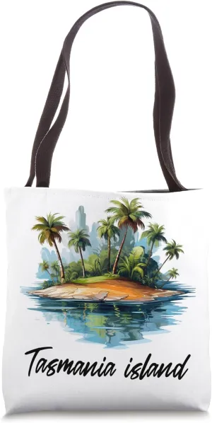 Tasmania Island Travel, Australia Tourist Summer Vacation Tote Bag
