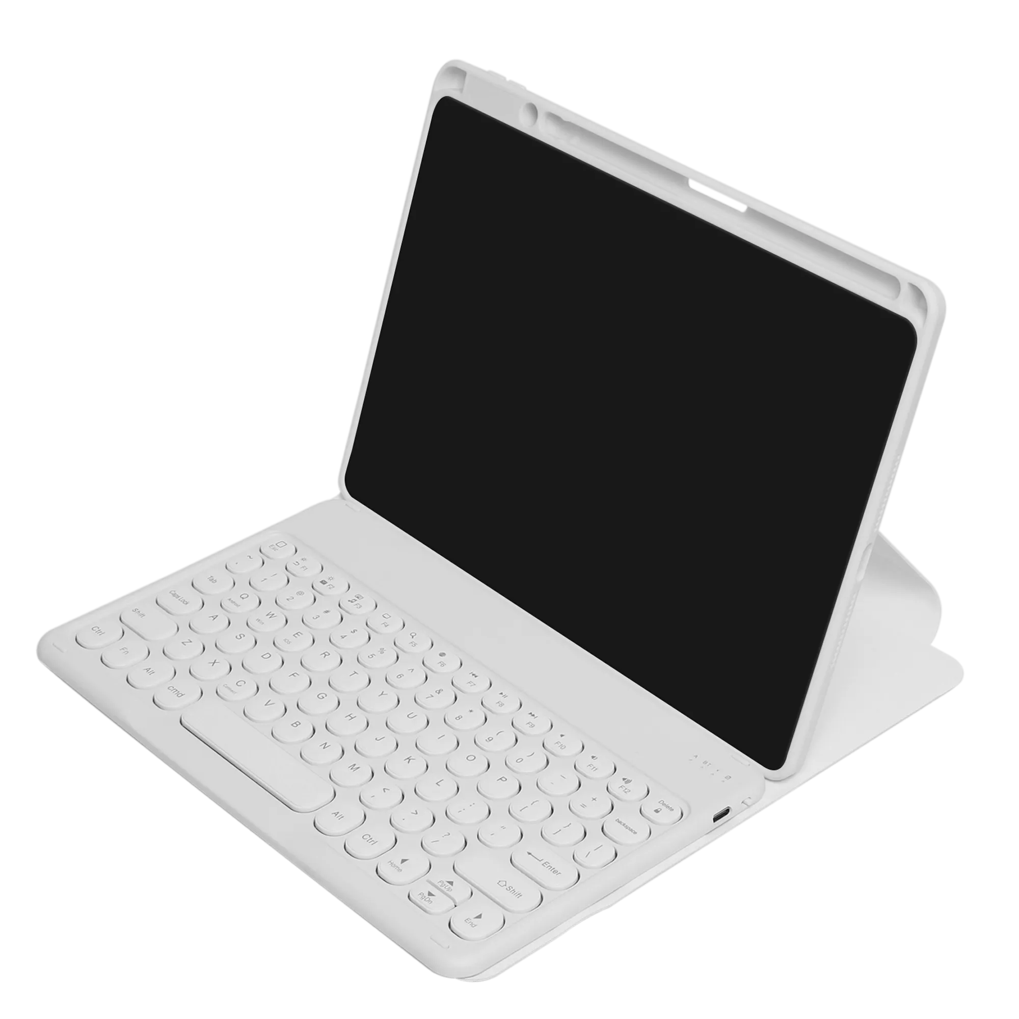 TechXtras 360° Screen Rotating Tablet Case iPad 10.2'' - White