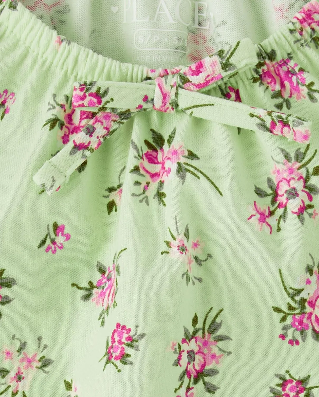 The Children's Place Girls' Smocked Short Sleeve Tops