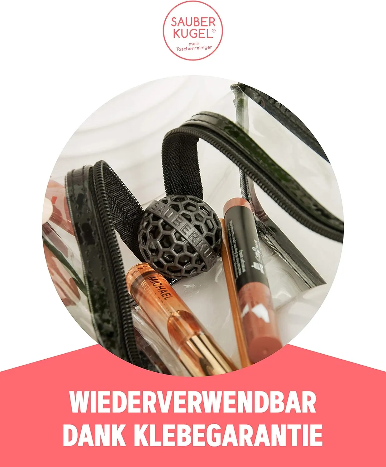 The Clean Ball - The clever way of cleaning purses, bags, backpacks and school bags (Summerfield Collection)
