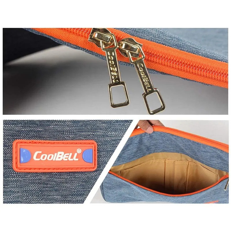THE CLOWNFISH Tablet Bag - Water Resistant, Stylish | 2L Capacity | Navy Blue