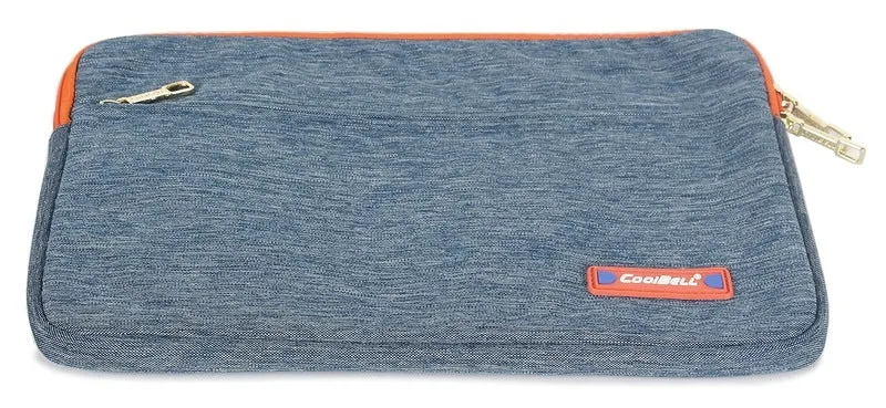 THE CLOWNFISH Tablet Bag - Water Resistant, Stylish | 2L Capacity | Navy Blue