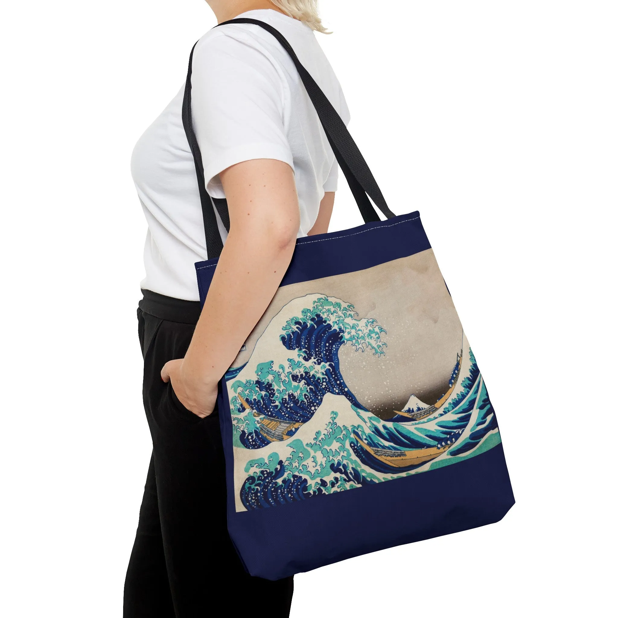 The Great Wave off Kanagawa by Katsushika Hokusai Tote Bag (AOP)