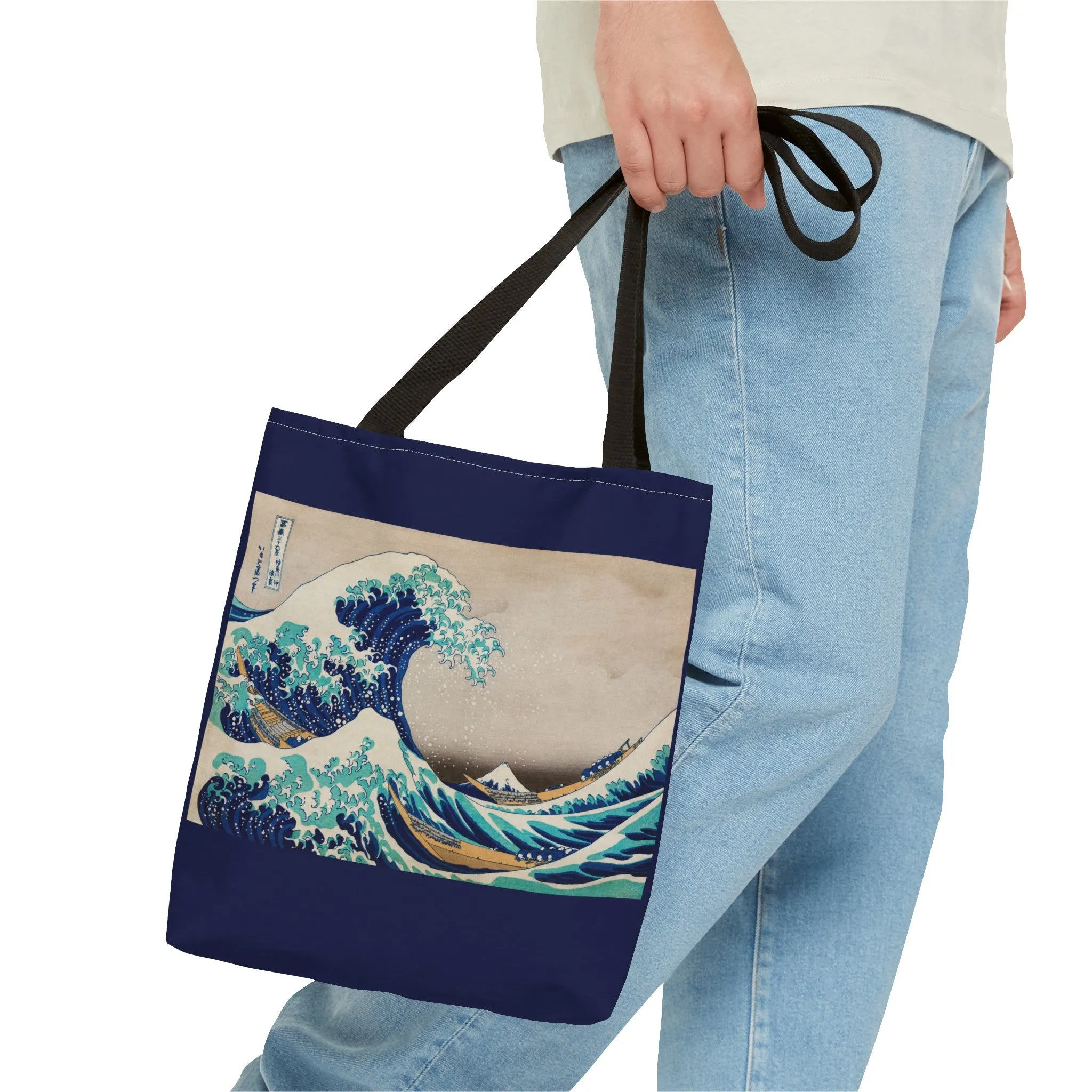 The Great Wave off Kanagawa by Katsushika Hokusai Tote Bag (AOP)