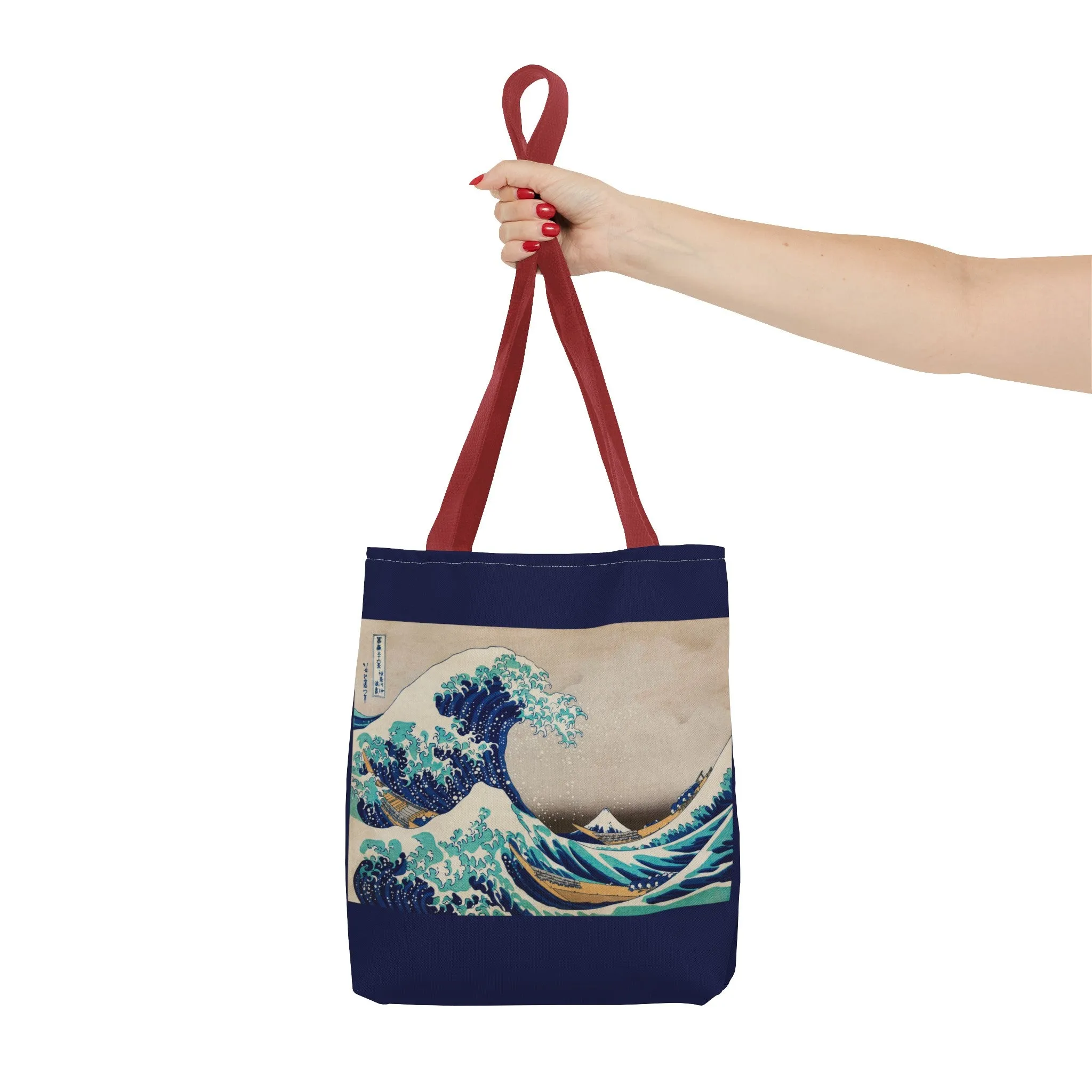 The Great Wave off Kanagawa by Katsushika Hokusai Tote Bag (AOP)