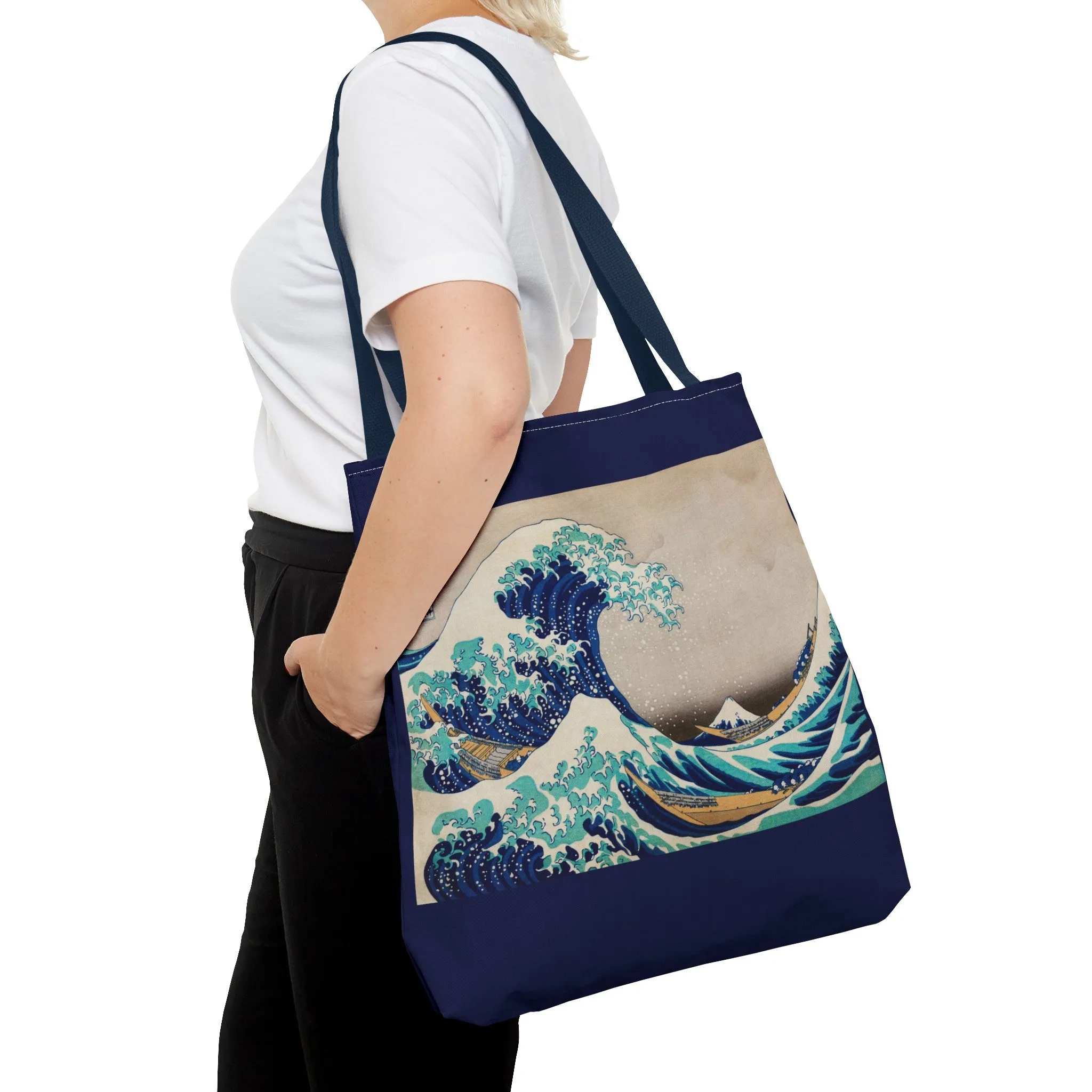 The Great Wave off Kanagawa by Katsushika Hokusai Tote Bag (AOP)