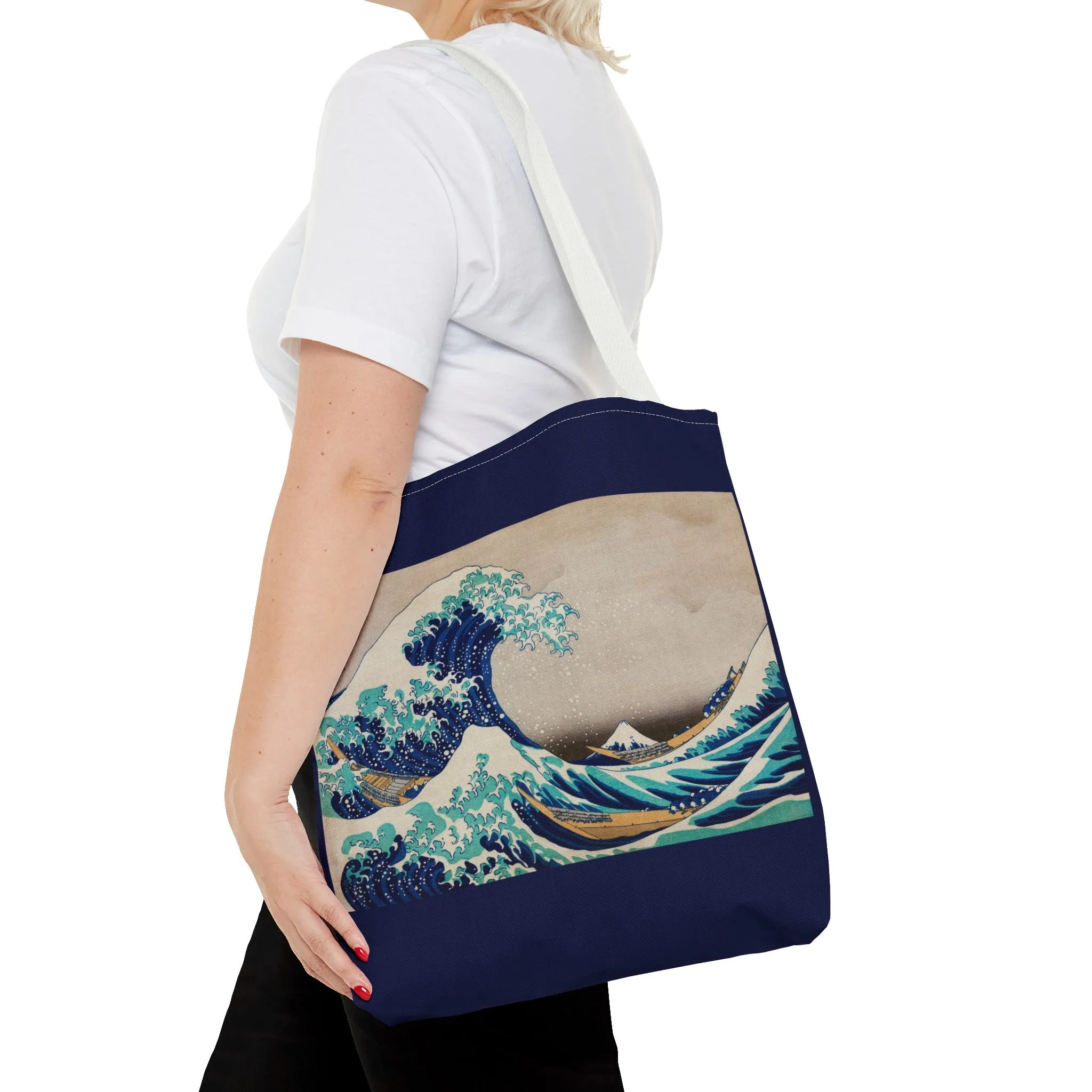 The Great Wave off Kanagawa by Katsushika Hokusai Tote Bag (AOP)