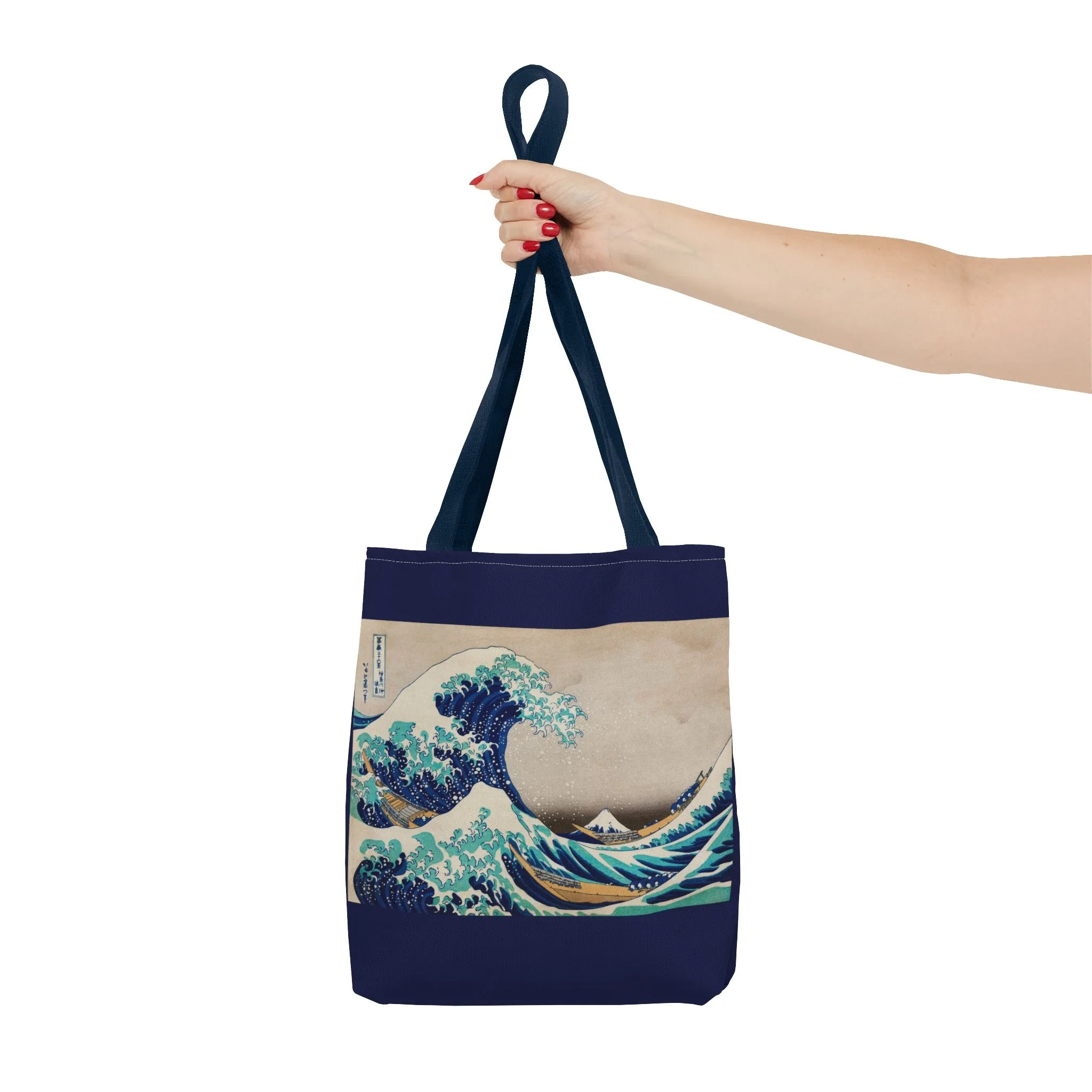 The Great Wave off Kanagawa by Katsushika Hokusai Tote Bag (AOP)