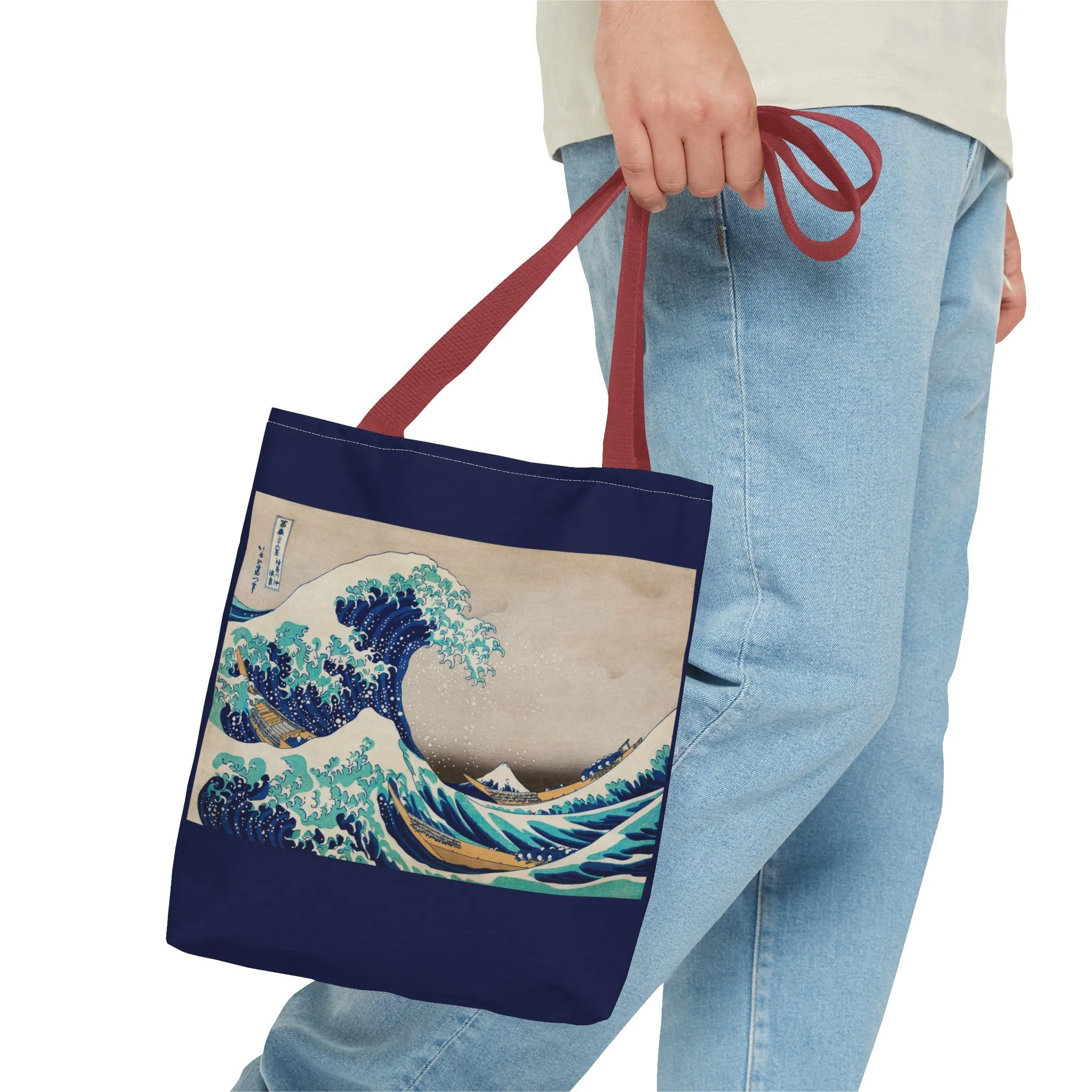 The Great Wave off Kanagawa by Katsushika Hokusai Tote Bag (AOP)