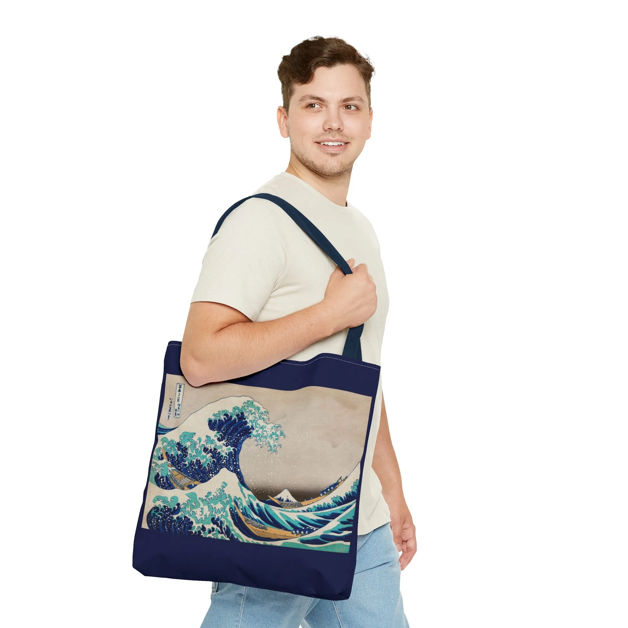 The Great Wave off Kanagawa by Katsushika Hokusai Tote Bag (AOP)