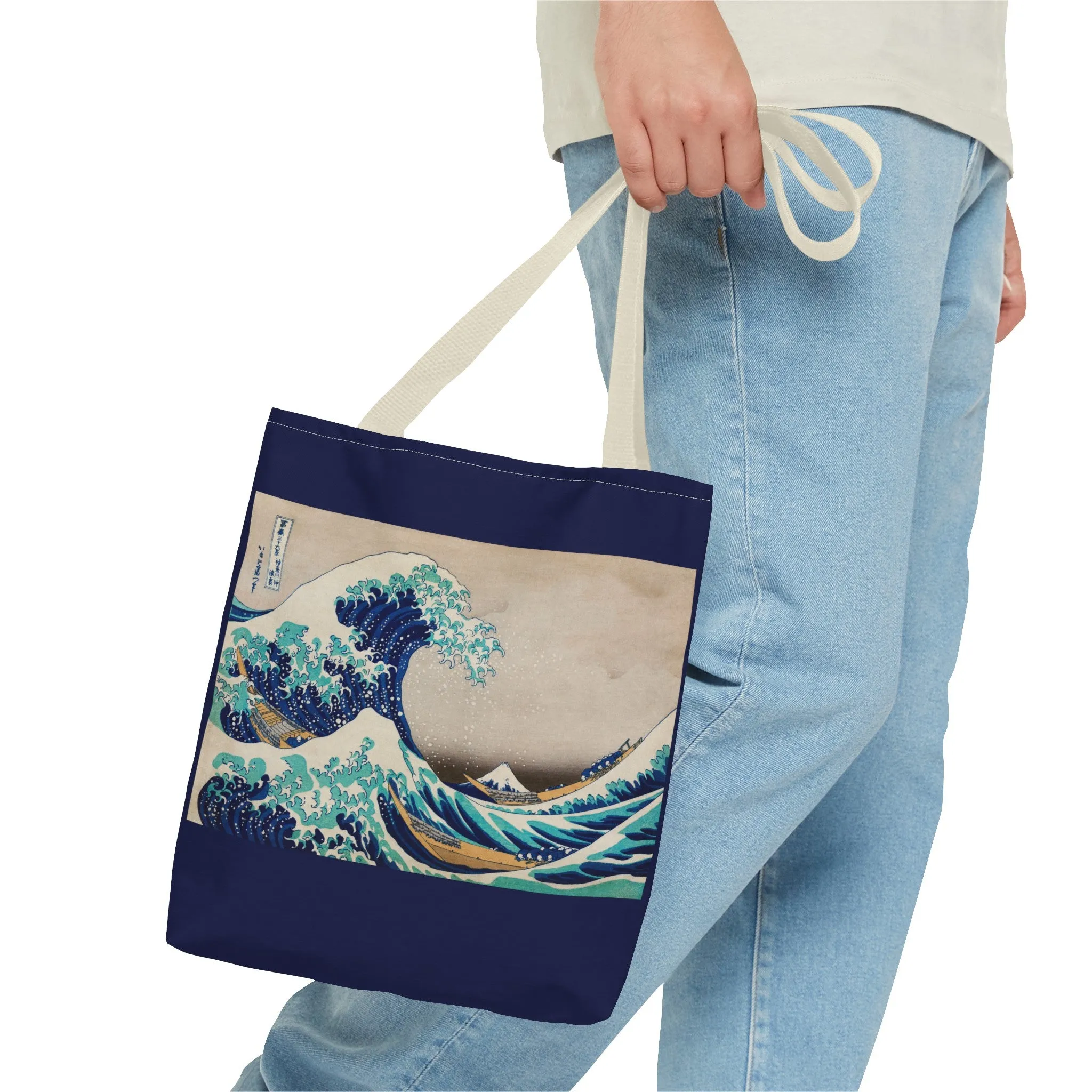 The Great Wave off Kanagawa by Katsushika Hokusai Tote Bag (AOP)