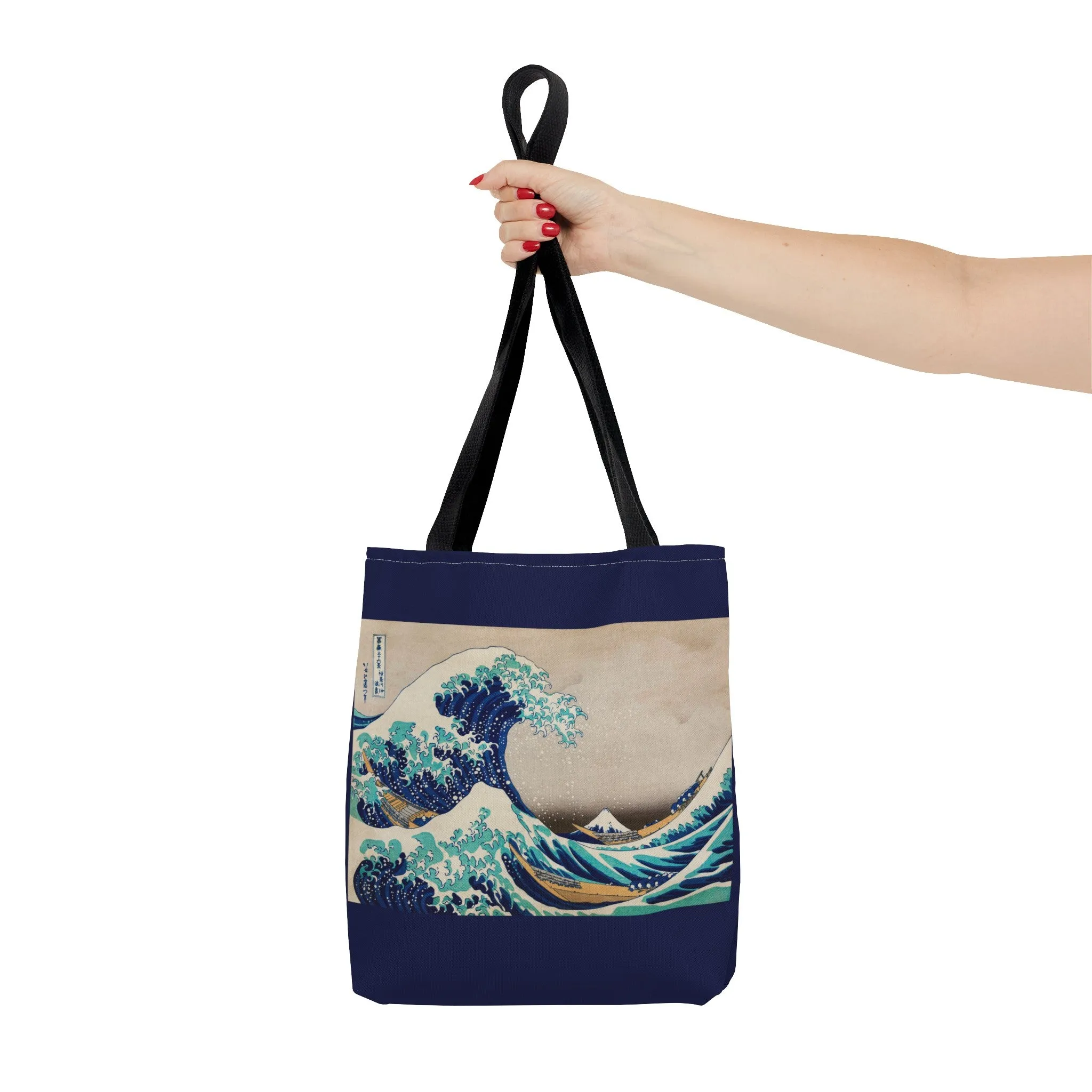 The Great Wave off Kanagawa by Katsushika Hokusai Tote Bag (AOP)