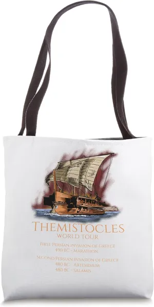 Themistocles World Tour - Ancient Greek Athenian Democracy Tote Bag