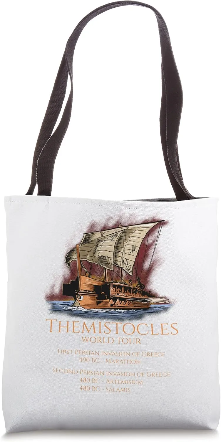 Themistocles World Tour - Ancient Greek Athenian Democracy Tote Bag