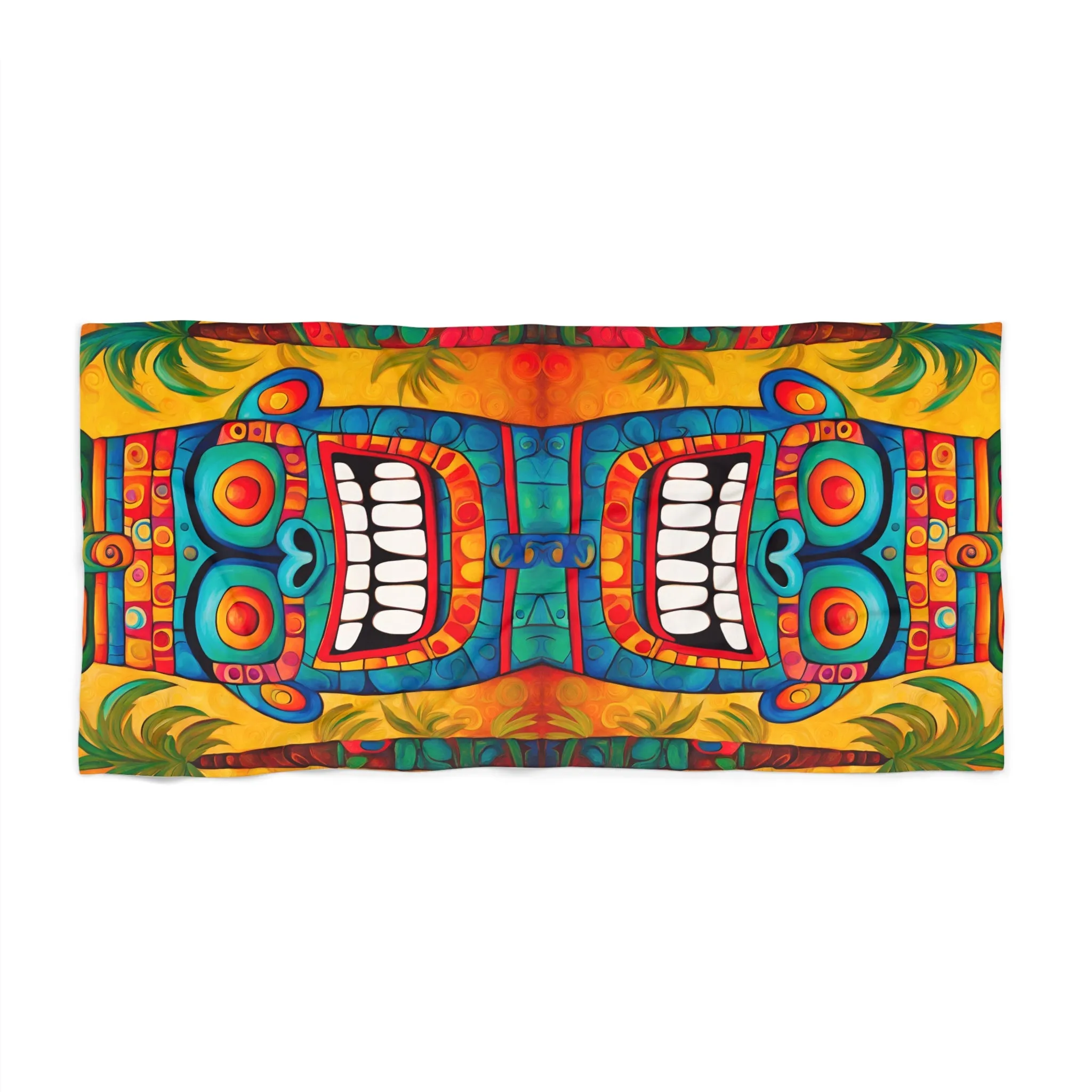 Tiki High Beach Towel