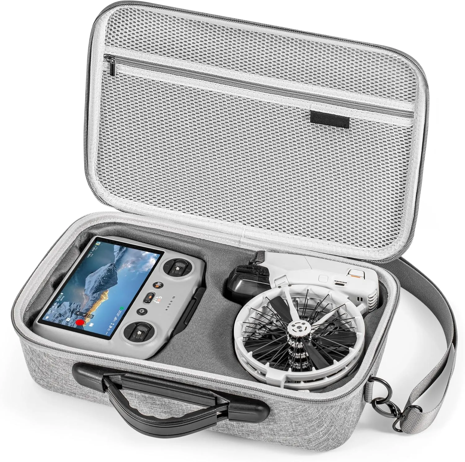 Tomat Flip Case,Portable Shoulder Bag for DJI Flip Fly More Combo,Support 3 Batteries,RC 2/N3 Remote Controller Case for DJI Flip Accessories