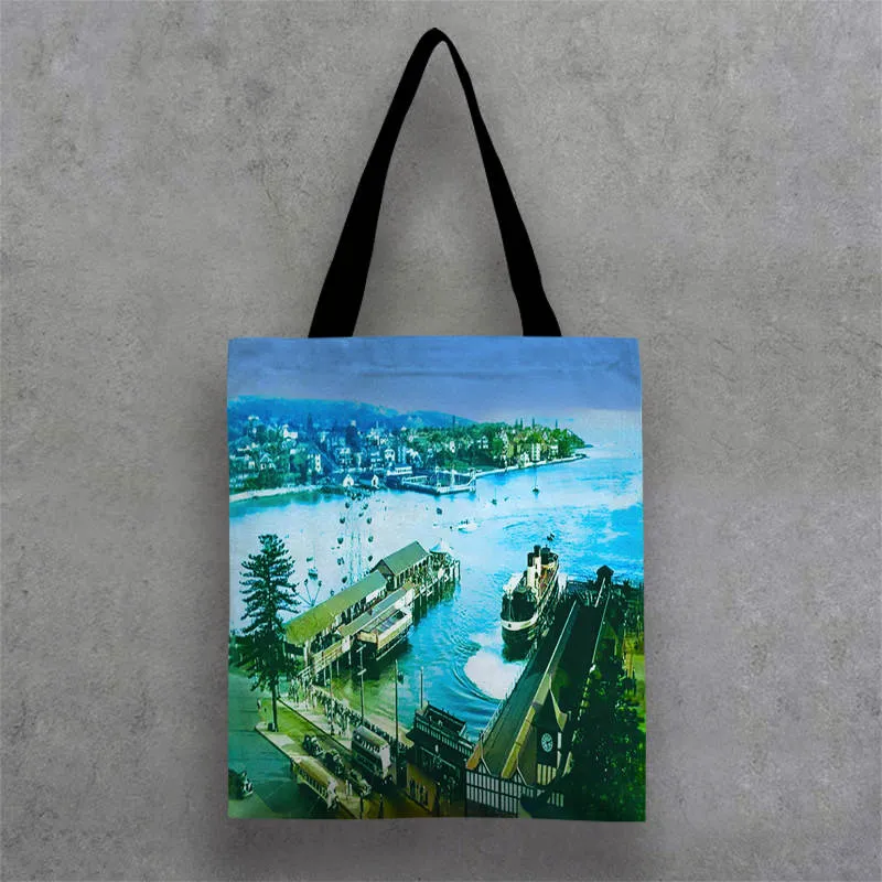 Tote Bags Manly and Sydney Harbour Coastal Art